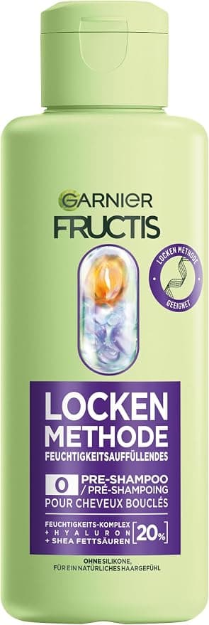 Garnier Hydrating Pre-Shampoo for All Types of Curls - Repairs and Revitalizes - With Hyaluronic Acid & Shea Fatty Acids - Vegan - Silicone Free - Fructis Curls Method - 1 - Image 1