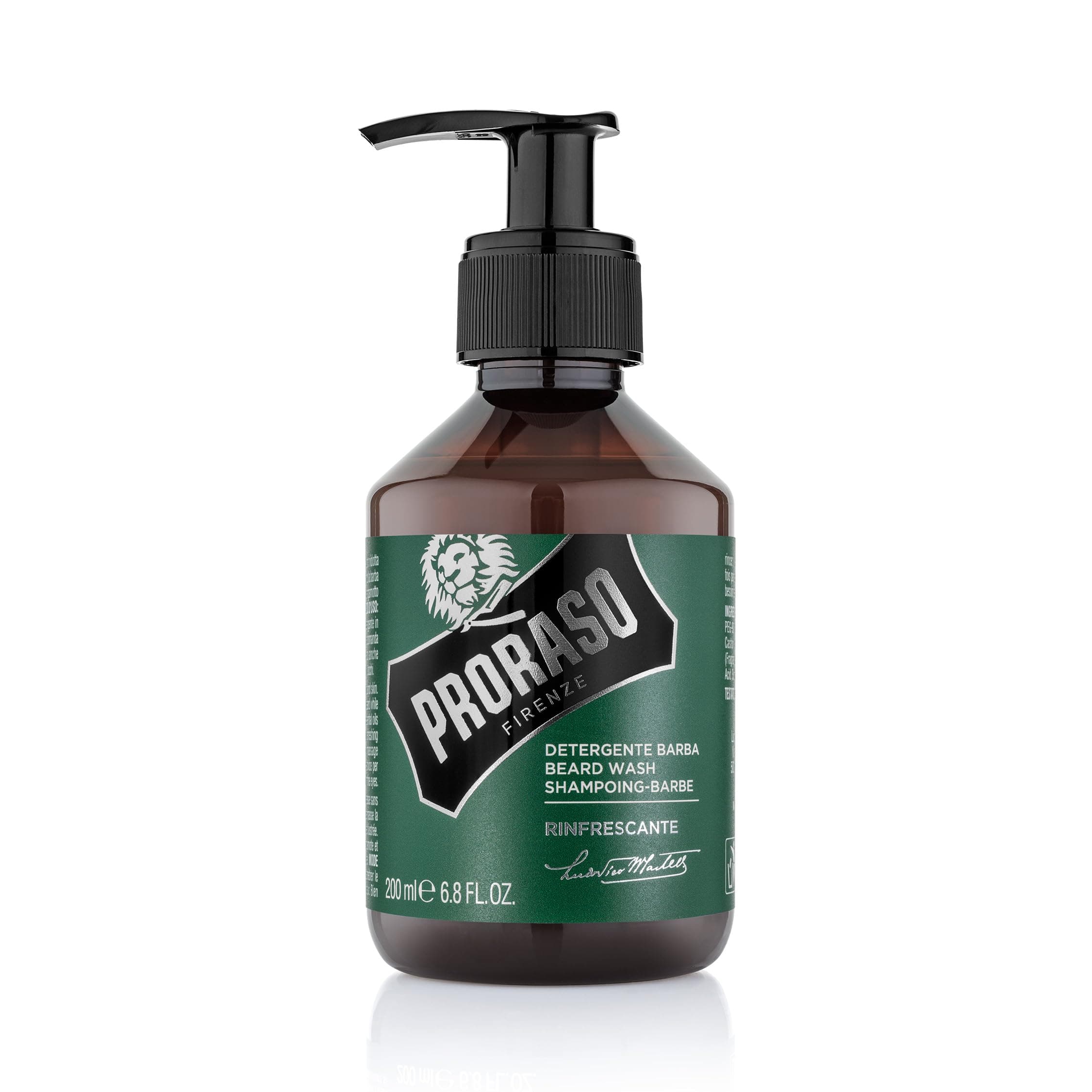 Proraso | Shampoing à barbe rafraîchissant (200 ml) – Nettoyant pour barbe au menthol et à l'eucalyptus pour éliminer les impuretés – Fabriqué en Italie - Image 8