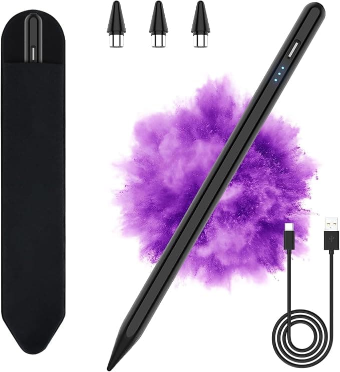 Stylus for Android Tablet, Stylus for Mobile Phones, Universal Capacitive Stylus Compatible with Lenovo, Samsung, Huawei and Mi Tablet, Phone (Black)