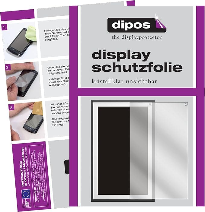 dipos I Protection ecrán Compatible with Amazon Echo Show 15 (2021) Transparent Screen Protector Films - Image 1