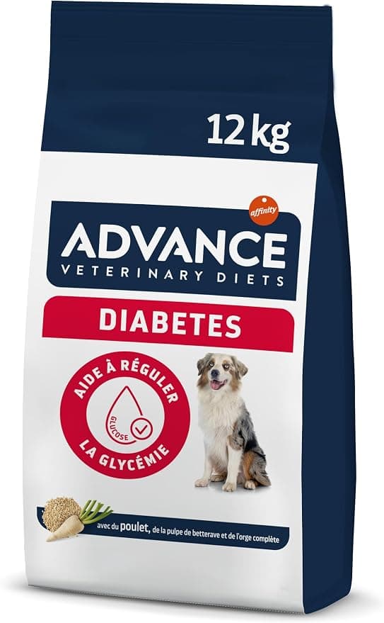 Advance Veterinary Diets Diabetes Colitis - Dry Food for Dogs with Diabetes and/or Colitis - 12 kg - Image 1