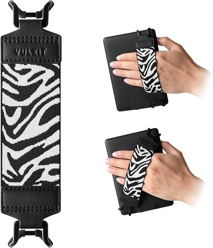 Sony VULKIT Elastic Hand Strap for Kindle E-Reader 6-8 Inch, Grip Holder for Kindle/Kobo/Voyaga/Sony Kindle Tablet, Multi-purpose High Elasticity Hand Strap Lightweight Handle