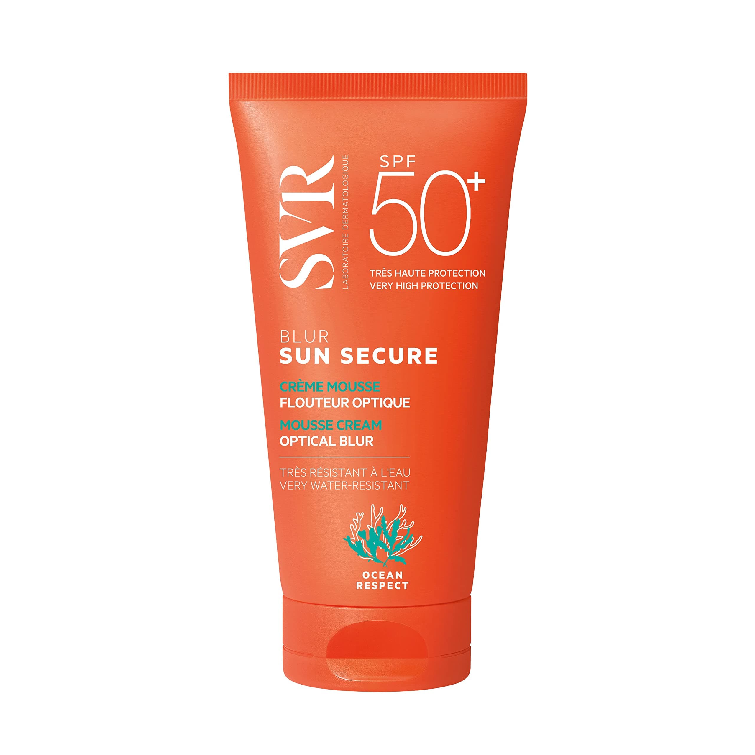 SVR - Sun Secure Blur SPF50+ - Crème mousse solaire effet flouteur optique – Très haute protection UVA, UVB, infrarouge & lumière visible – Peaux sensibles – Niacinamide, Vitamine E – 50 ml - Image 7