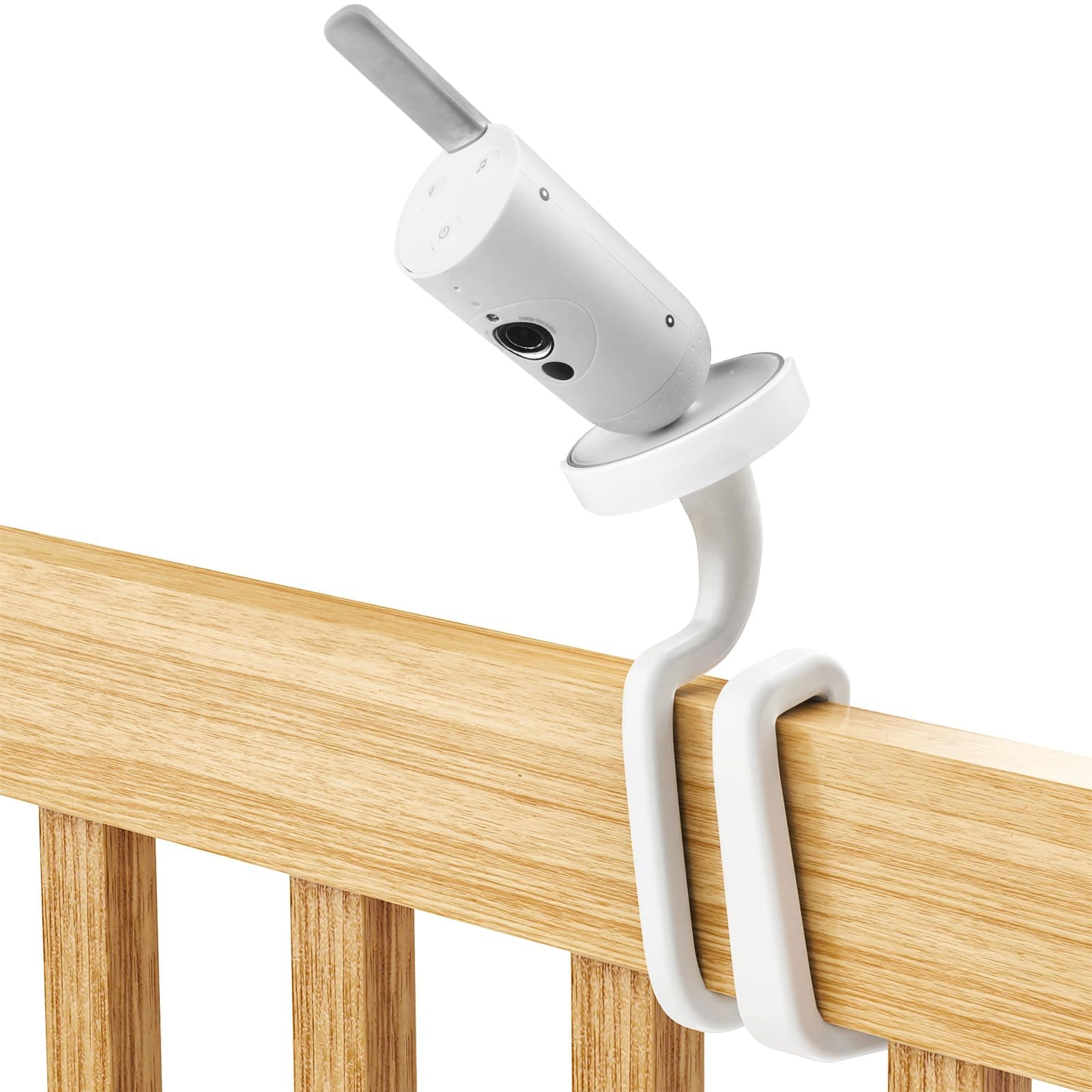 BECEMURU Versatile Flexible Twist Mount with 1/4 Screw Connector Dock Compatible with Philips Avent Connected Baby Video Monitor SCD923/26 - Image 1