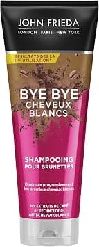 JOHN FRIEDA Bye Bye White Hair Shampoo for Brunettes 250ml - Image 1