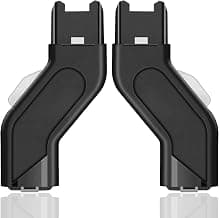 Adaptateur supérieur compatible avec les poussettes UPPAbaby Vista, Vista V2 et Vista V3 – Ajustement sécurisé pour berceau, siège enfant, Aria, Mesa V2 ou Mesa Max – 1 ensemble