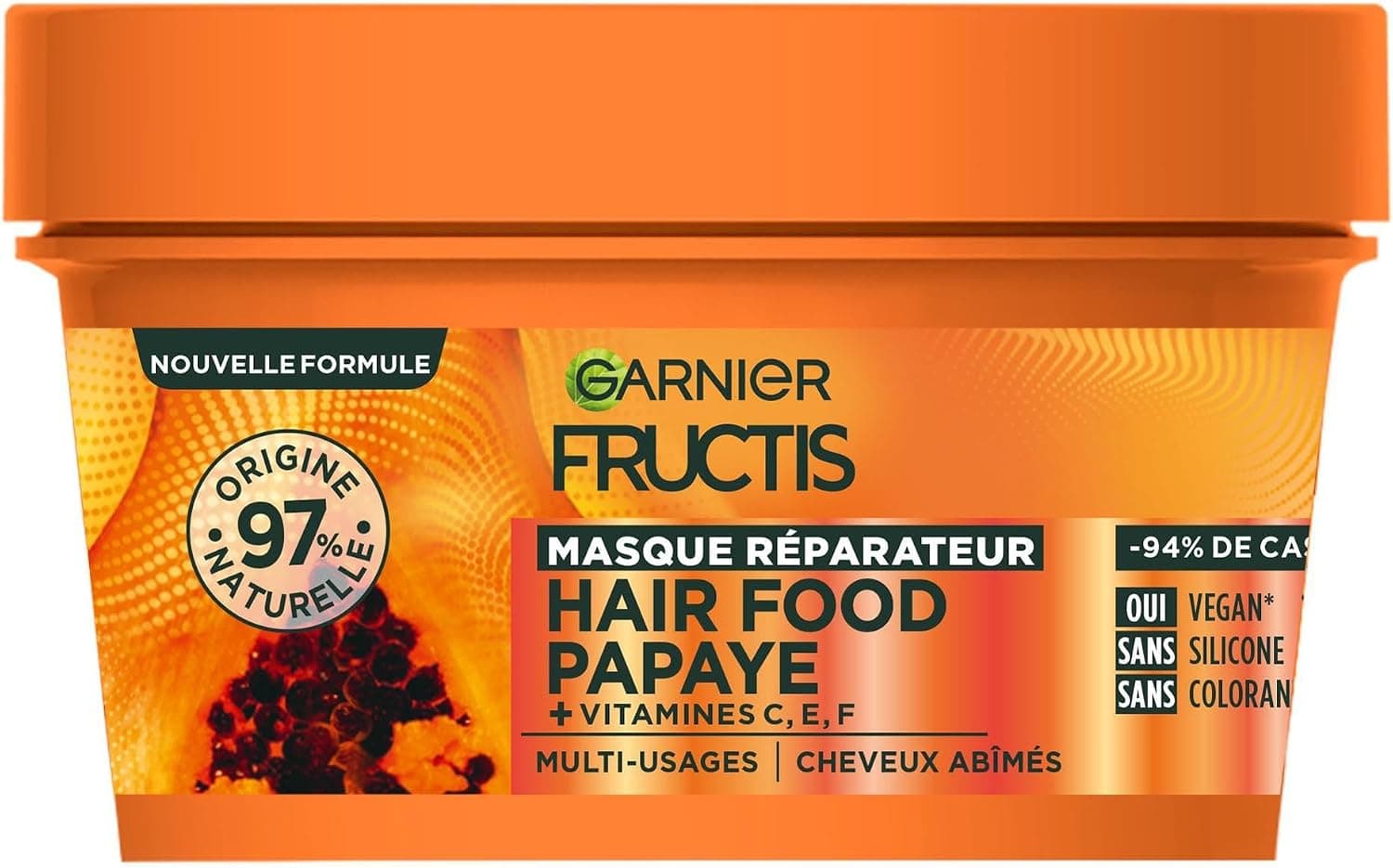 FRUCTIS HAIRFOOD MASQUE PAPAYE 350ML - Image 1