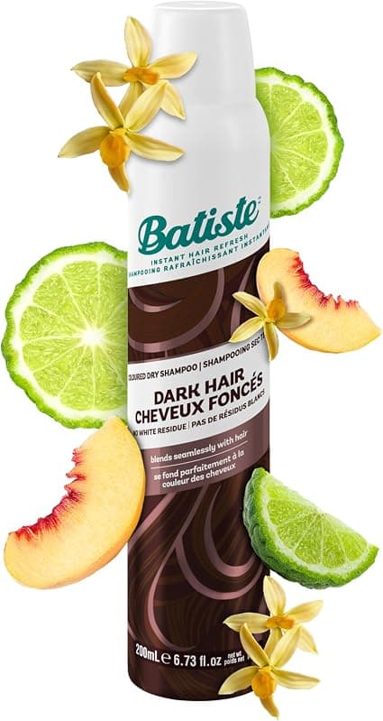 Batiste Colour Dry Shampoo, Black & Dark Brown, 200ml (Packaging May Vary) - Image 1
