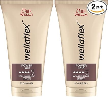 Wellaflex Power Hold Hair Gel for Women Up to 24 Hours, Ultra Strong Hold, Gentle on Scalp, Dermatologically Tested, Vegan Formula, Silicone-Free, Waterproof Degree 5 - Image 1