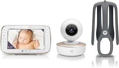 Motorola VM855 Smart Wi-Fi Baby Monitor - with Motorola Nursery App and 5" Parent Unit - Night Vision, Temperature and Two-Way Talk, 1080P