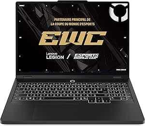 Lenovo Legion Pro 5 16IAX10H - 16" OLED WQXGA 165Hz Gaming Laptop (Intel Ultra 7 255HX, 32GB RAM, 1TB SSD, NVIDIA RTX 5070 8GB, Windows 11) Backlit Keyboard in White AZERTY - Black
