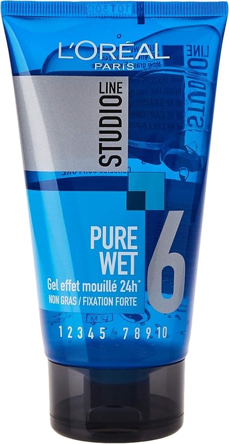 L'Oréal Paris Studio Line Wet Look Styling Gel - Pure Wet - 150 ml - Image 1