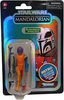 Star Wars Hasbro The Mandalorian Retro Collection - Figurine The Mandalorian (Prototype Edition) 10 cm