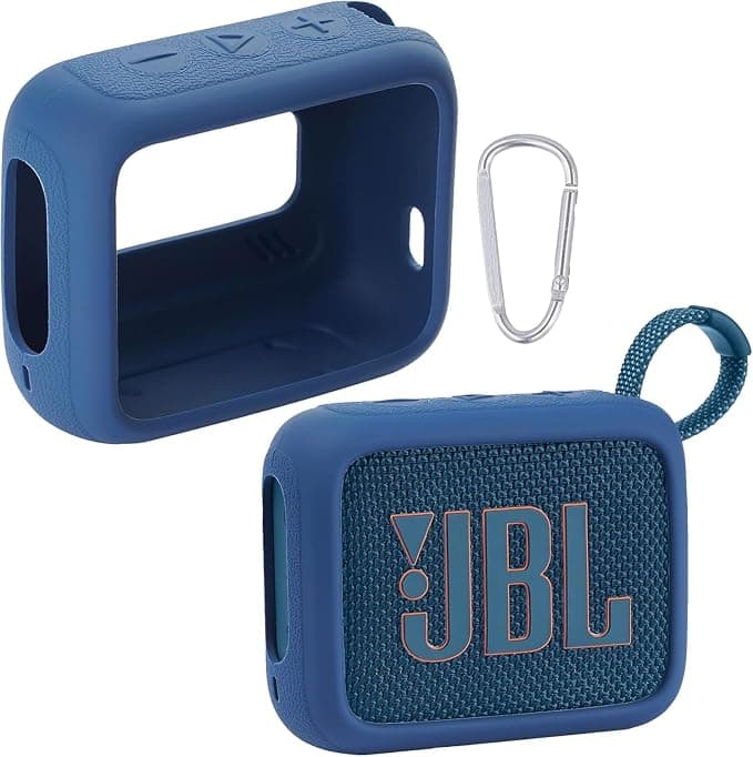 co2CREA Silicone Case Compatible Speaker Case for JBL Go 4 Portable Bluetooth Speaker (Includes Silicone Sleeve Only) - Image 1