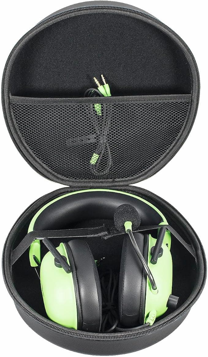 Hard Travel Case Cover Compatible with Razer BlackShark V2 / V2 X / V2 Pro / V2 HyperSpeed Gamer Headphones Case Only – Black YC80030 - Image 1