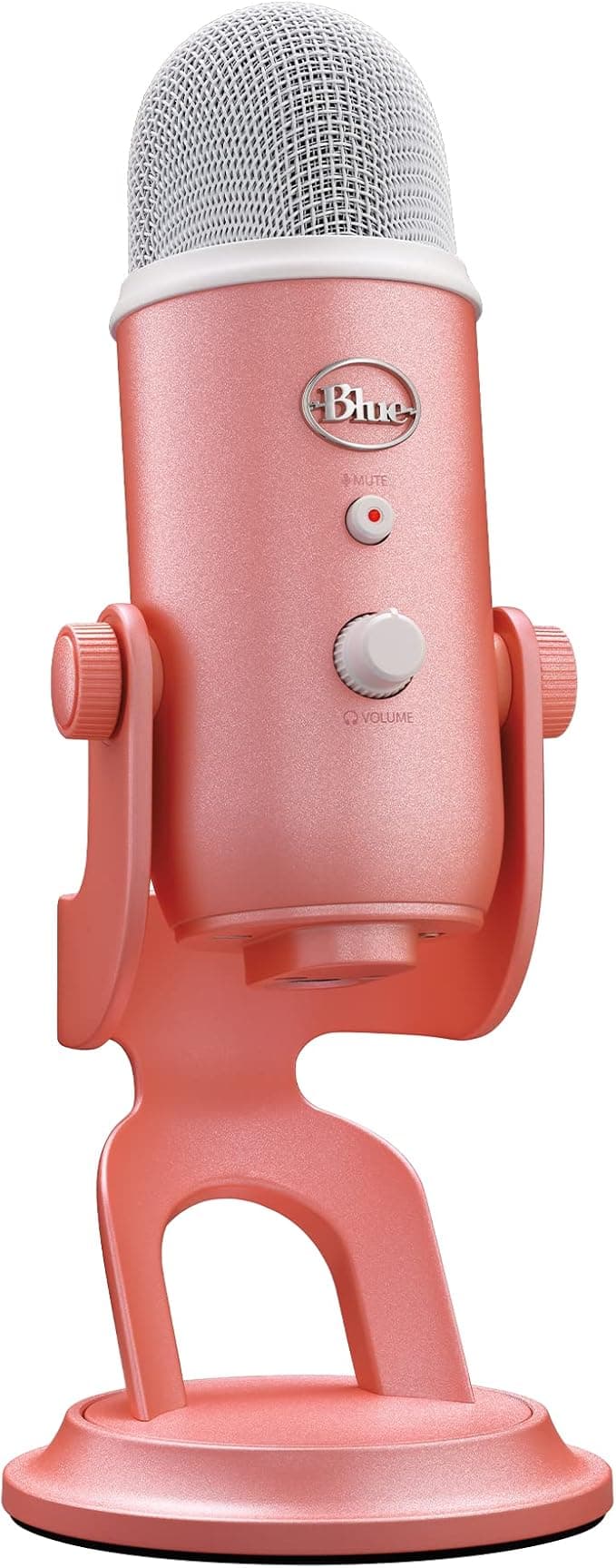 Logitech Creators Blue Yeti Premium USB Gaming Mic for Streaming on PC & Mac, Special Edition, Blue VO!CE Effects, Exclusive Streamlabs Themes, 4 Pickup Patterns, Plug & Play - Pink