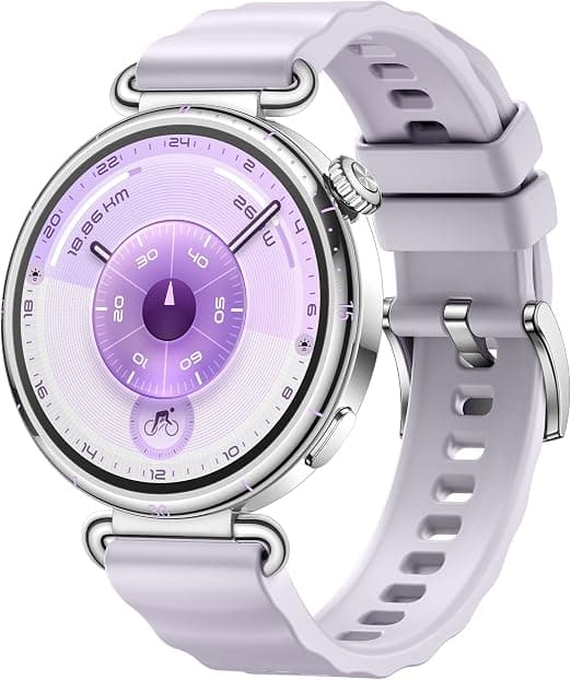 HUAWEI Watch GT 6 GPS 41mm Smartwatches, 1.32 Inch AMOLED Display, Up to 14 Days Battery Life, Professional Level Cycling, Compatible with iOS and Android, ECG Analysis, Purple