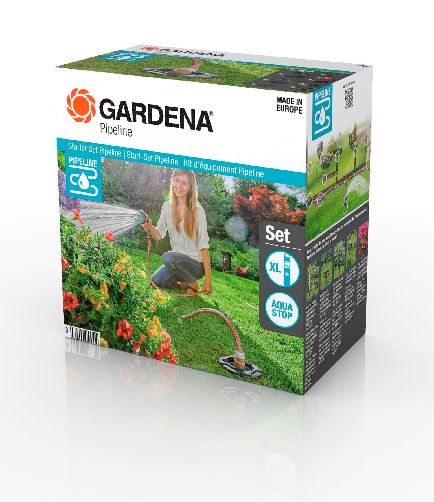 Gardena Gardena Pipeline equipment kit: complete set of incorporation into the pipeline system, water intake everywhere in the house and garden, underground mounting (08270-20)