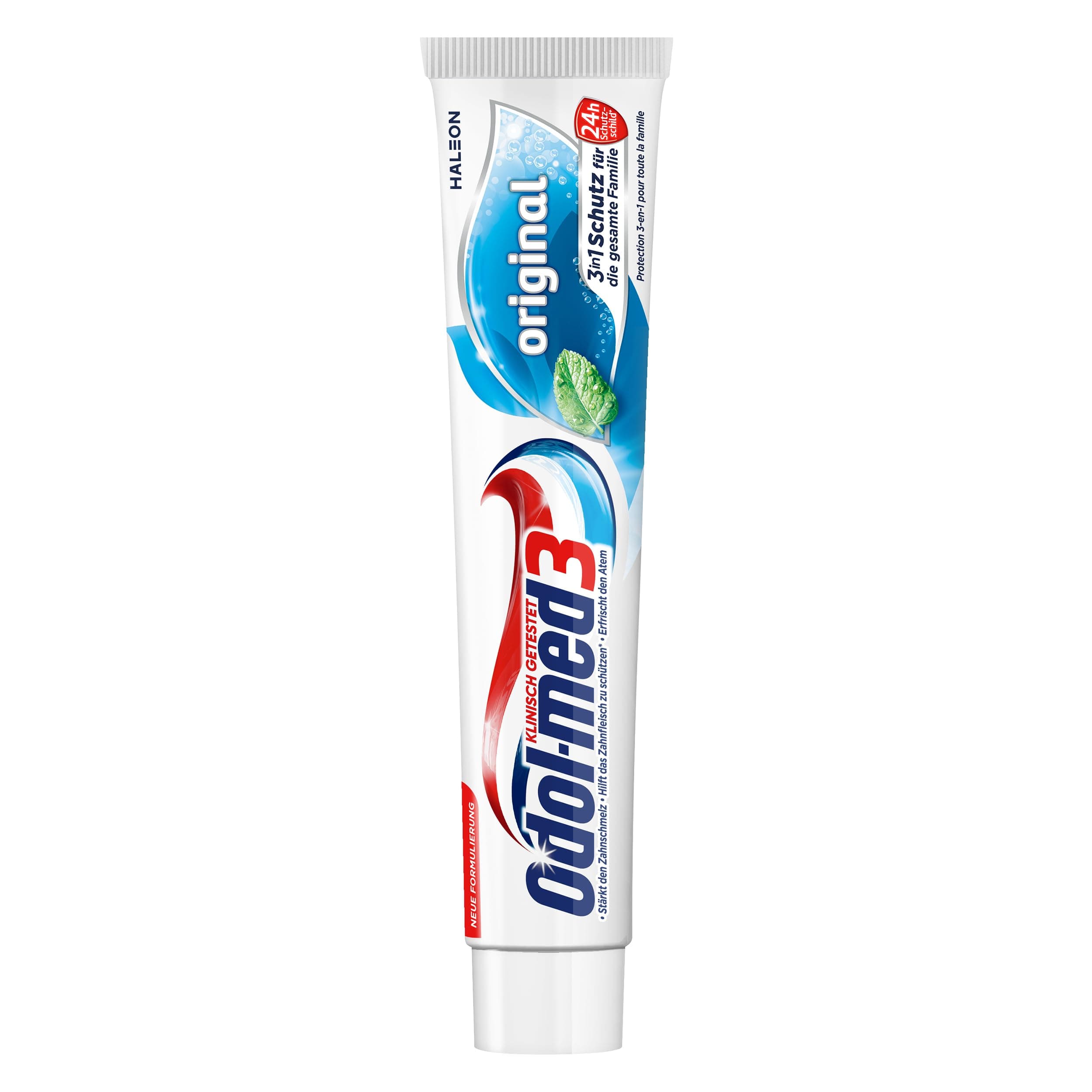 Odol-med3 Original Toothpaste with 3-in-1 Protection for Strong Teeth, Healthy Gums and Fresh Breath 75 ml