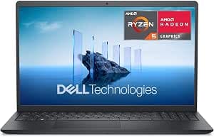 Dell 15 x DC15255 15.6" FHD (1920 x 1080) 120Hz Laptop PC AMD Ryzen 5 7520U Processor, Radeon 610M Graphics, 8GB LPDDR5, 512GB SSD, Windows 11 Home, AZERTY Keyboard - Carbon Black