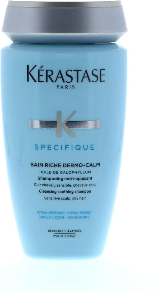 Kerastase Dermo-Calm Bain Riche Shampoo (empfindliche Kopfhaut und trockenes Haar) – Kerast 250 ml - Image 1