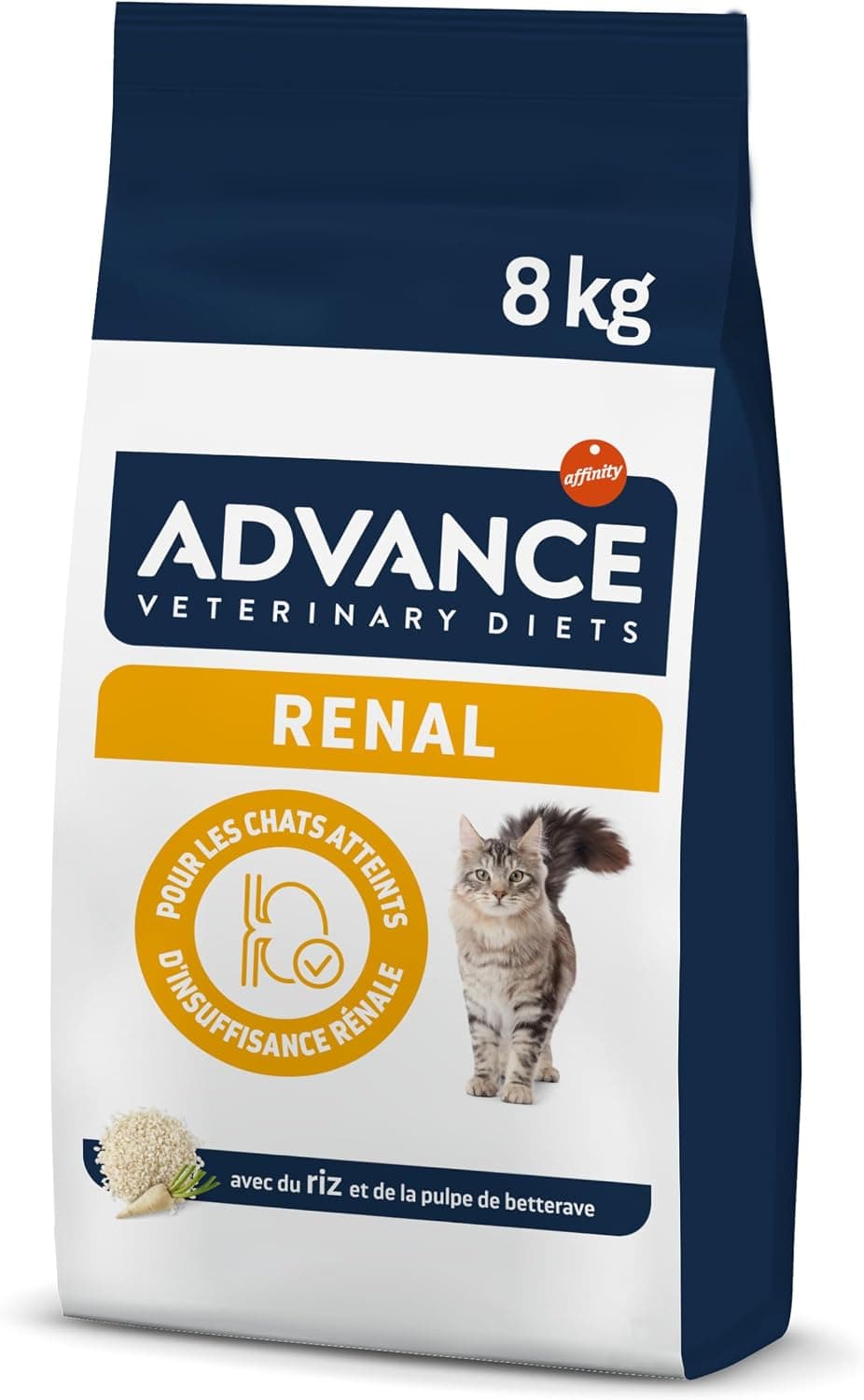 Advance Veterinary Diets Renal Failure - Dry Food for Cats with Chronic Kidney Disease - 8 kg