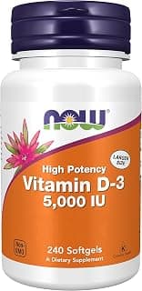 Foods, Vitamin D3 Depot, 5.000IU, Cholecalciferol, High Dosed, 1 Capsule Every 5 Days, 240 Soft Capsules, Laboratory Tested, Soy Free, Gluten Free, Non-GMO