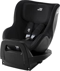 BRITAX RÖMER Dualfix 2 Z-Line i-Size 360° Swivel Car Seat for Children 61 to 105 cm (Group 0+/1) from 3 months to 4 years, Space Black