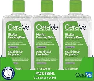 Cerave Triplo Lot de 3 flacons d'eau nettoyante 296 ml