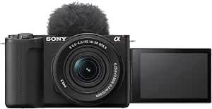 Sony ZV-E10 II | APS-C Interchangeable Lens Hybrid Camera with 16-50mm f/3.5-5.6 (4K60p Video 4:2:2 10-Bit, 26 MP, Digital Stab, Real Time Eye AF)