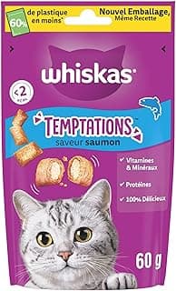 Temptations Salmon Treats for Cats 60 g - Pack of 6
