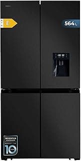 Bolero CoolMarket 4D 564 Dark E 4 Door Refrigerator 564 Dark E. 183 cm Height, 91 cm Width, Water Dispenser, Inverter Plus Motor, NoFrost Total