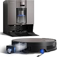 Ecovacs ECOVACS X11 Omni Cyclone Aspirateur Robot, Robot Aspirateur Laveur avec Blast et Puissance 19500 Pa, PowerBoost Ultra-Rapide, OZMO Roller 2.0, Ascension Max de 4 cm, PureCyclone 2.0 Auto-Empty
