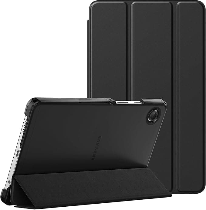MoKo Case Compatible with Samsung Galaxy Tab A11 8.7" 2025/Galaxy Tab A9 8.7" 2023, Lightweight Hard Case with Stand for All-New Samsung A11/A9 Tablet, Two Viewing Angles, Black - Image 1