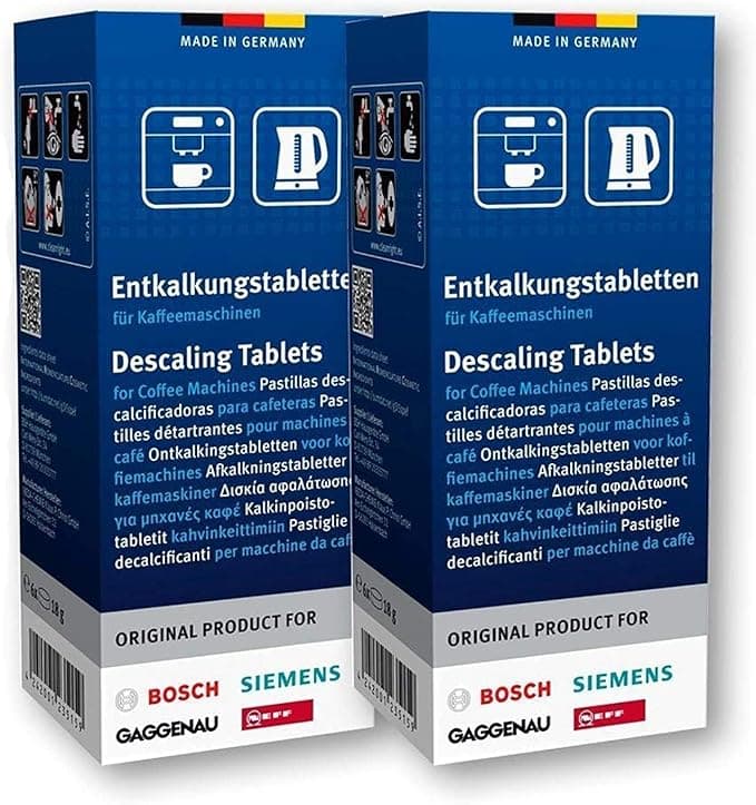 12 Descaling Tablets for Bosch Siemens Neff Gaggenau Coffee Machines No. 310967