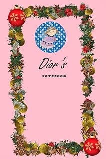 Dior First Name Dior Notebook: Lined Notebook / Journal Gift, 120 Pages, 6x9, Soft Cover, Matte Finish