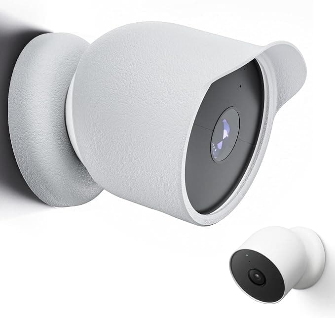 Silicone Case for Google Nest Cam Camera (Battery) Outdoor or Indoor, Weather Protection, Easy Installation - Image 1