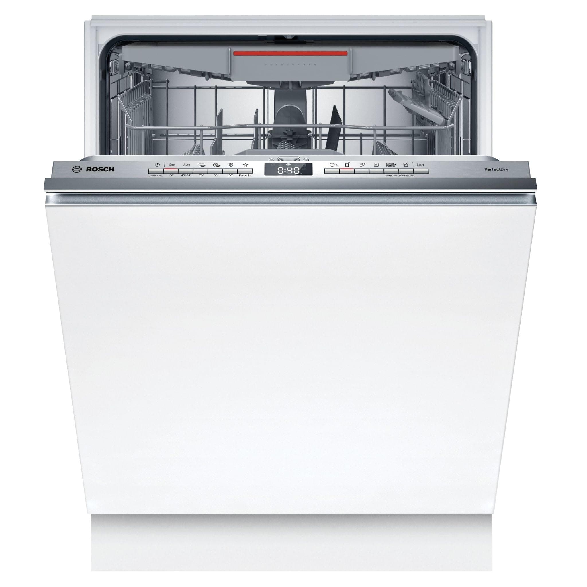 Bosch SMV6YCX02E Série 6, Lave-vaisselle encastrée dissimulée totale, PerfectDry, Home Connect, EfficientDry : ouverture automatique de la porte, 60 cm - Image 4