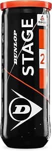 Dunlop Stage 2 Orange 3PET Unisex Adult Tennis Ball