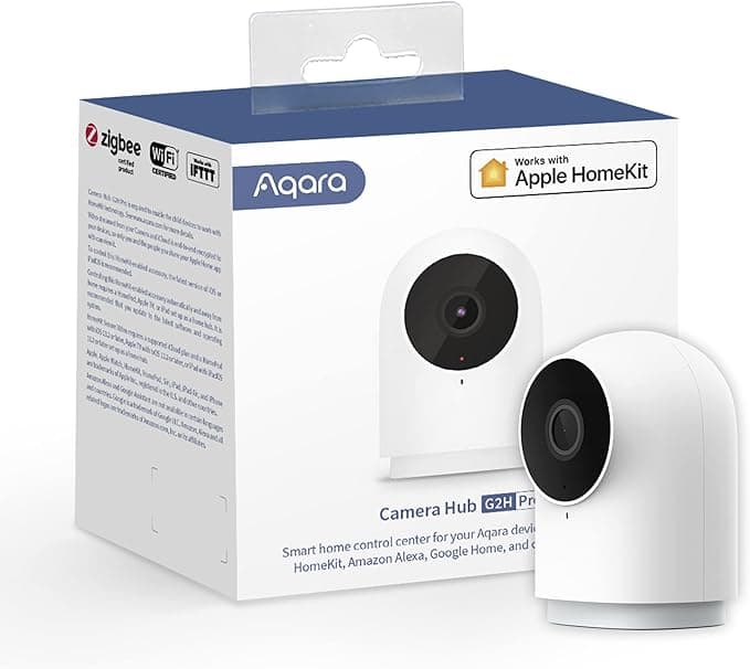 Aqara G2H Pro WiFi Indoor Camera, Zigbee Hub, HomeKit Camera, Face Recognition, Night Vision, Two-Way Audio, Surveillance Camera Compatible with Alexa, Google Assistant, IFTTT