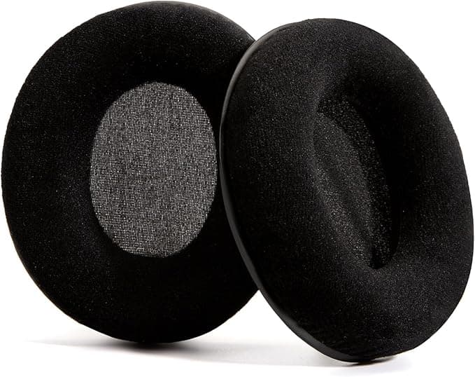 HyperX Kingston HyperX Cloud II/Cloud 2 / Cloud 1 Professional PU Leather Replacement Earpads - Uses High Quality Memory Foam (Black)