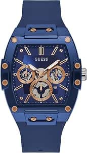 GUESS Tonneau Diamond 43mm Mens Casual Fashion Watch