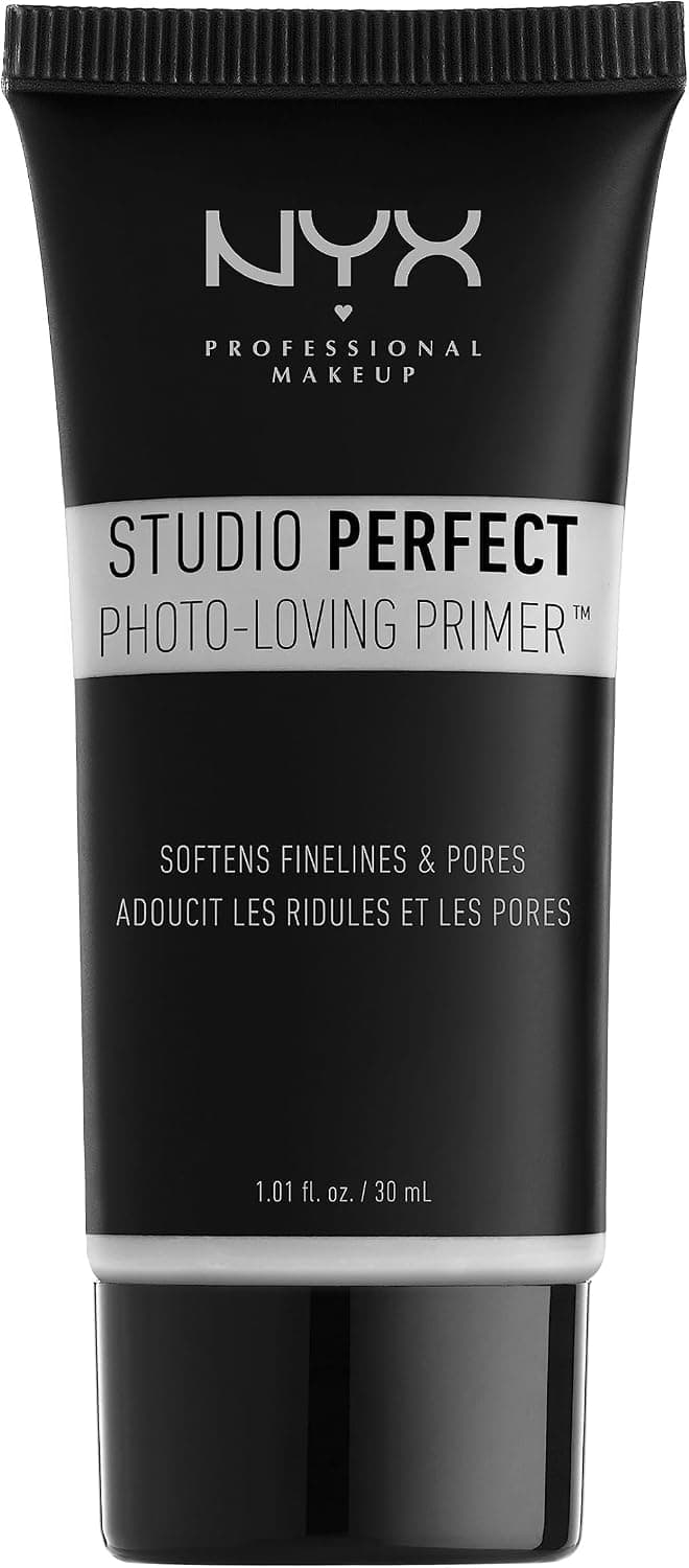 NYX Professional Makeup Studio Perfect Foundation, Uniformed Complexion, Targeted Action Pores and Fine Lines, Tint: Clear