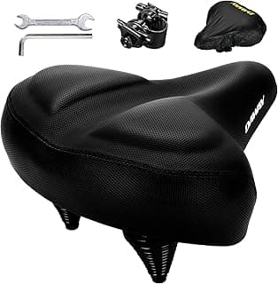 Peloton DAWAY C40 Siège de vélo surdimensionné Confortable - Compatible avec Les vélos Peloton, d'exercice, de Montagne ou de Route, Remplacement de Selle de vélo Extra Large pour Homme Femme Confort