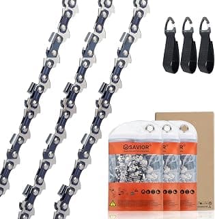 Husqvarna 3/8" LP 45 Links 1.3mm 30cm Low Rebound Chainsaw Chain Fits Husqvarna, Echo, McCulloch and Others