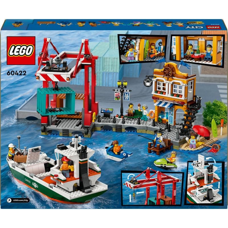 Lego City 60422 Kit - Port with Cargo Ship and 30665 Jungle Explorer with Baby Gorilla - Image 4