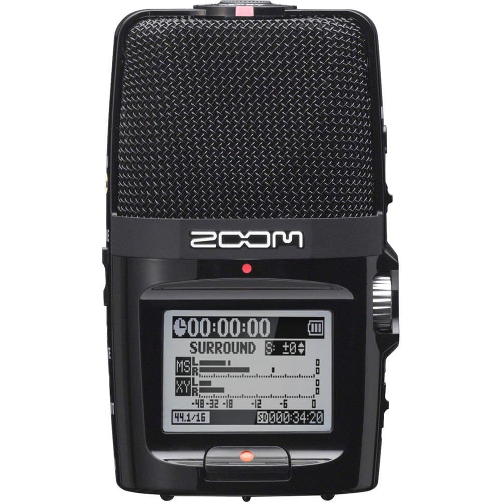 Zoom - H2n - XY and Mid-Side Portable 4-Track Recorder