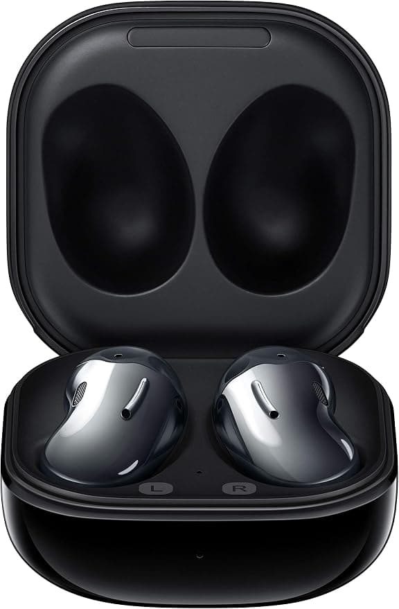 Samsung Galaxy Buds Live Wireless Bluetooth Earbuds, Active Noise Cancelling, Long Life Battery, AKG Sound - Black (French Version)