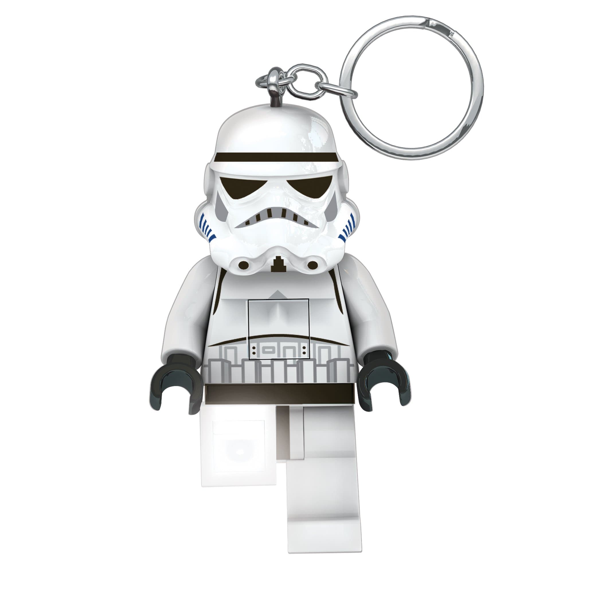 IQ Lego Star Wars Schlüsselanhänger mit LED-Taschenlampe Spielzeuggeschenke für Kinder - 76 mm große Figur - 2 CR2025 Batterien enthalten - Image 1