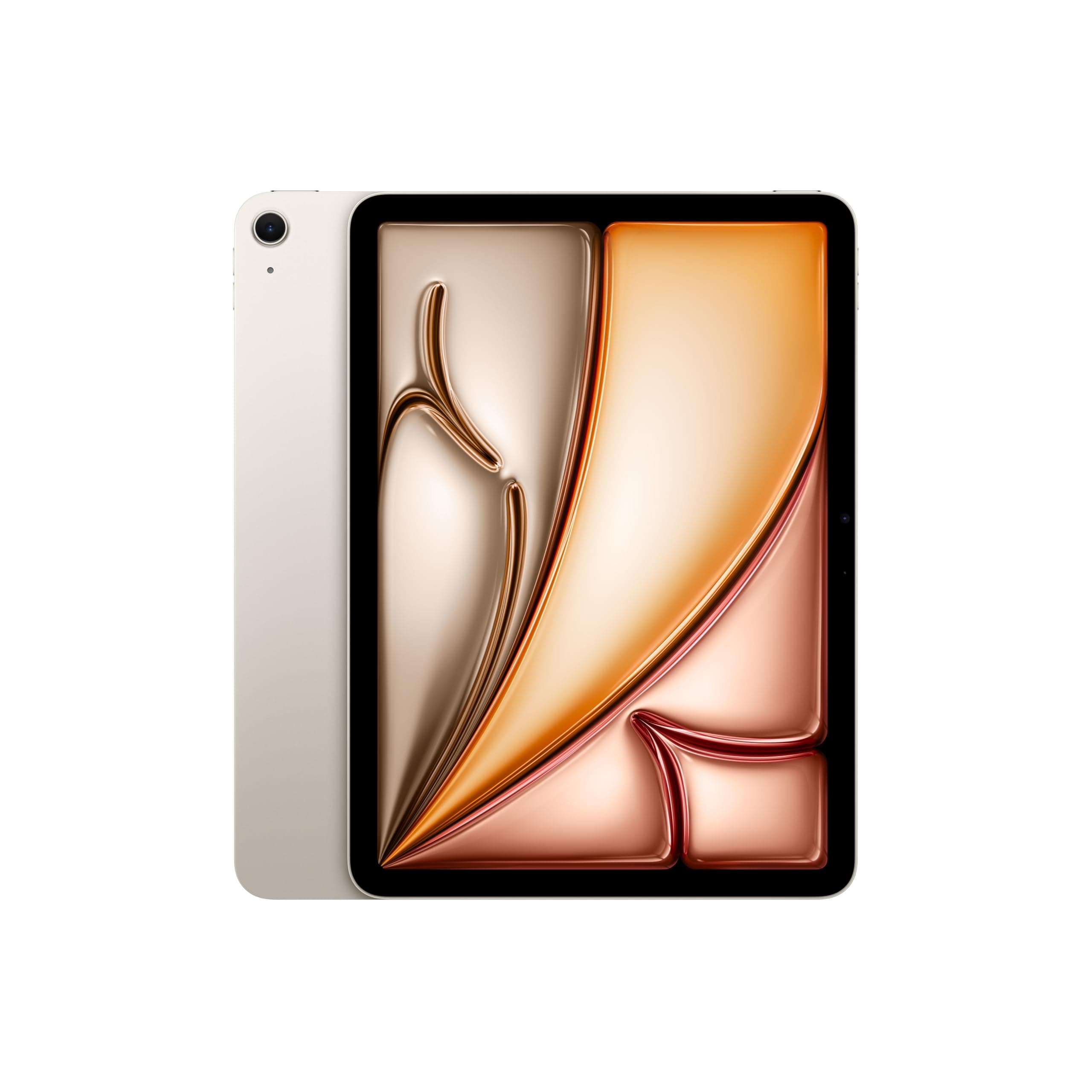 Apple iPad Air 11 Inch with M3 Chip: Apple Intelligence, Liquid Retina Display, 256GB, 12MP Front/Rear Cameras, Wi-Fi 6E, Touch ID, One-Day Battery Life - Starlight - Image 1